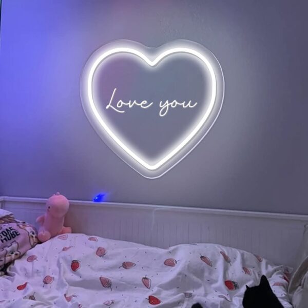 Letrero neon de corazón distintos diseños - Image 3